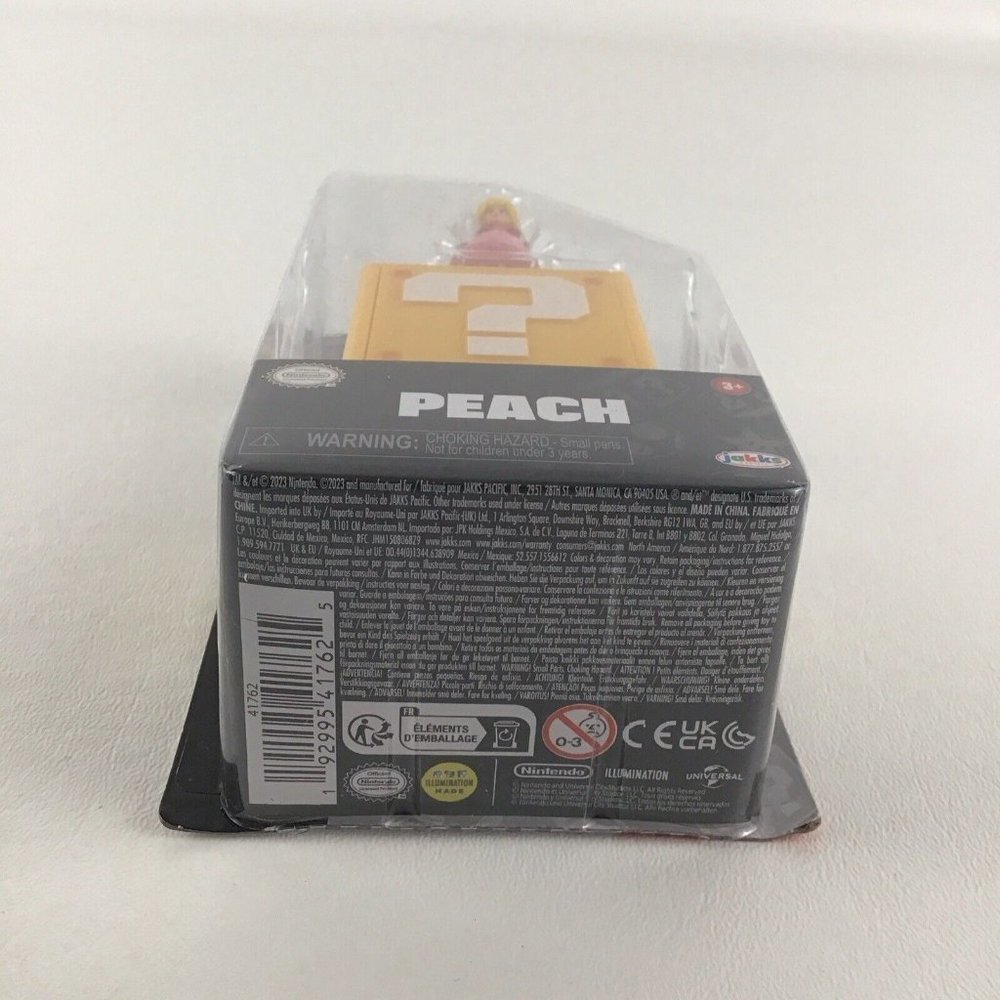 The Super Mario Bros Movie Princess Peach Mini 1" Figure Mystery Block New - Picture 2 of 6